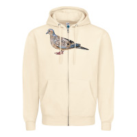 Sandshell American Dove Zipper Hoodie - LillyAllenDesigns