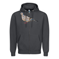 Smoke American Dove Zipper Hoodie - LillyAllenDesigns