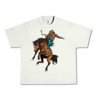 Pistachio western horse rodeo Urban Heavy Tee - BarkalooDesign
