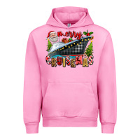 Fuchsia Pink Merry Cruisemas Urban Hoodie - texasbilliewilder