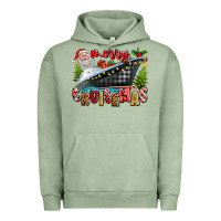 Pigment Oil Green Merry Cruisemas Urban Hoodie - texasbilliewilder