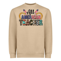 Mushroom all american teacher Heavyweight Sweatshirt - CowhideDigitalArt