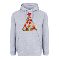Heather Grey mexican christmas tree Heavyweight Hoodie - MaliasSmallBusiness