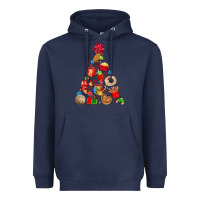 Navy mexican christmas tree Heavyweight Hoodie - MaliasSmallBusiness