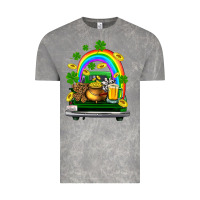 Cloud Rock st patricks shamrock gold beer truck Vintage Tee - FaDigitalArtStudio