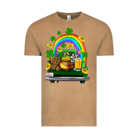 Vintage Camel st patricks shamrock gold beer truck Vintage Tee - FaDigitalArtStudio