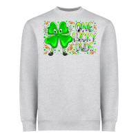 Heather Grey one lucky dude Heavyweight Sweatshirt - RacoonDesign