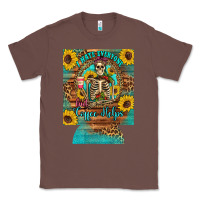 Chestnut i hate everyone but coffee helps western skeleton coffee sunflowers 12 Classic Tee - Artiststas