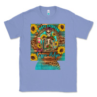 Colony Blue i hate everyone but coffee helps western skeleton coffee sunflowers 12 Classic Tee - Artiststas