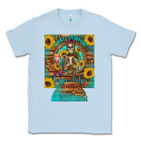 Dusty Blue i hate everyone but coffee helps western skeleton coffee sunflowers 12 Classic Tee - Artiststas