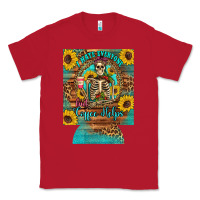 Red i hate everyone but coffee helps western skeleton coffee sunflowers 12 Classic Tee - Artiststas