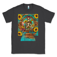 Smoke i hate everyone but coffee helps western skeleton coffee sunflowers 12 Classic Tee - Artiststas