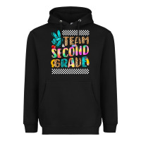 Black team second grade Heavyweight Hoodie - NancyCooperArtShop
