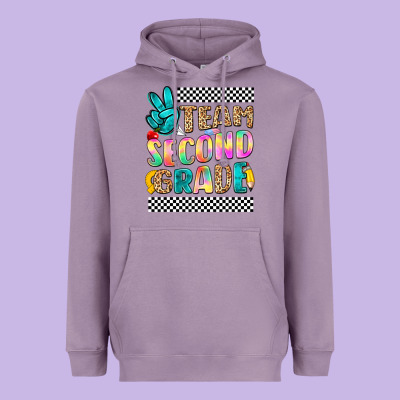 Team Second Grade Heavyweight Hoodie Designed By Nancycooperartshop