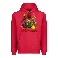 Cardinal dog mom  life gnome Premium Hoodie - BarkalooDesign