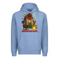 Colony Blue dog mom  life gnome Premium Hoodie - BarkalooDesign