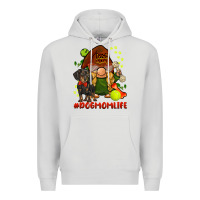 Dove Grey dog mom  life gnome Premium Hoodie - BarkalooDesign