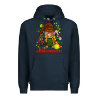 Navy dog mom  life gnome Premium Hoodie - BarkalooDesign