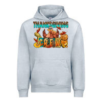 Heather Grey Thanksgiving crew Urban Hoodie - NancyCooperArtShop