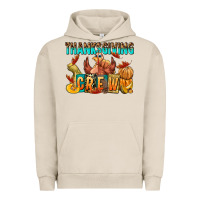 Pigment French Oak Thanksgiving crew Urban Hoodie - NancyCooperArtShop