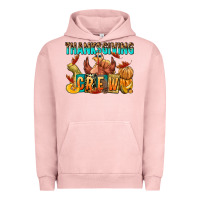 Pigment Salmon Thanksgiving crew Urban Hoodie - NancyCooperArtShop