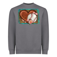 Storm western leopard baseball heart Heavyweight Sweatshirt - HRA Design Shop