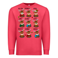 Cardinal christmas reindeers Premium Sweatshirt - MaliasSmallBusiness