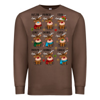 Chestnut christmas reindeers Premium Sweatshirt - MaliasSmallBusiness