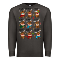 Smoke christmas reindeers Premium Sweatshirt - MaliasSmallBusiness