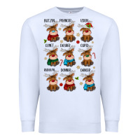 White christmas reindeers Premium Sweatshirt - MaliasSmallBusiness