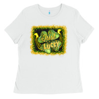 White just lucky Ladies Tee - AdoDesignShop