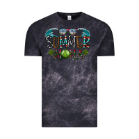 Cloud Black summer mama Vintage Tee - CowhideDigitalArt
