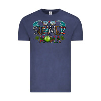 Vintage Denim summer mama Vintage Tee - CowhideDigitalArt