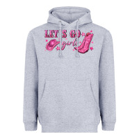 Heather Grey lets go girls Heavyweight Hoodie - NancyCooperArtShop