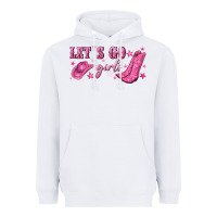 White lets go girls Heavyweight Hoodie - NancyCooperArtShop