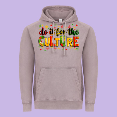 Do It For The Culture Juneteenth Vintage Hoodie Designed By Zillion Design Studio