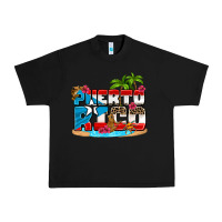 Black puerto rico and flowers with frog Urban Heavy Tee - AdoDesignShop