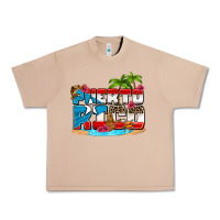Burro puerto rico and flowers with frog Urban Heavy Tee - AdoDesignShop