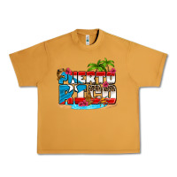 Peanut Butter puerto rico and flowers with frog Urban Heavy Tee - AdoDesignShop