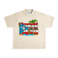 Sandshell puerto rico and flowers with frog Urban Heavy Tee - AdoDesignShop