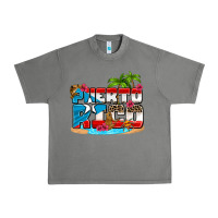 Tornado puerto rico and flowers with frog Urban Heavy Tee - AdoDesignShop