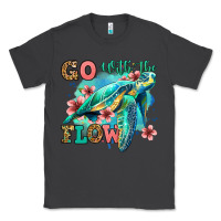 Smoke go with the flow floral turtle Classic Tee - Jasminsmagicworld