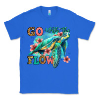 True Royal go with the flow floral turtle Classic Tee - Jasminsmagicworld