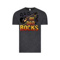 Vintage Black my dad rocks Vintage Tee - HRA Design Shop