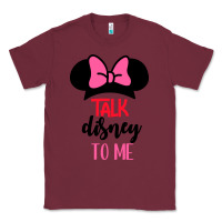 Burgundy Minnie Mouse Classic Tee - CowhideDigitalArt