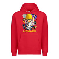 Red Architect life gnome Premium Hoodie - BarkalooDesign