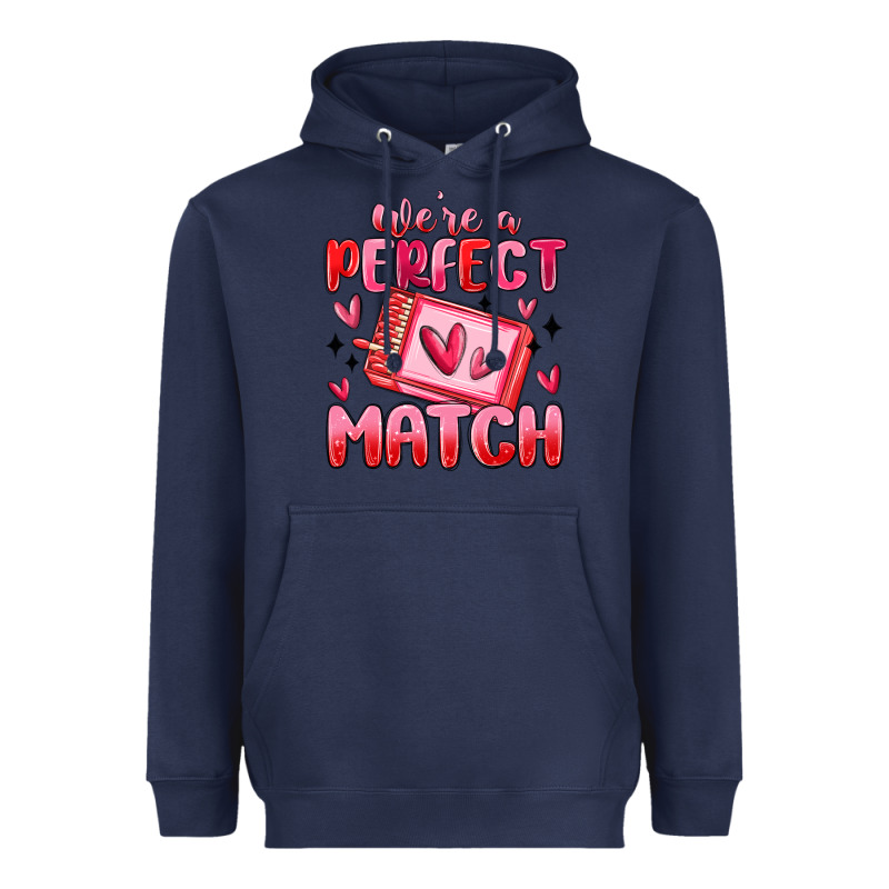 Were Perfect Match Heavyweight Hoodie by MaliasSmallBusiness | Teevron