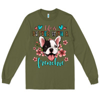 Army Green life is better with a frenchie Long Sleeve Tee - Jasminsmagicworld