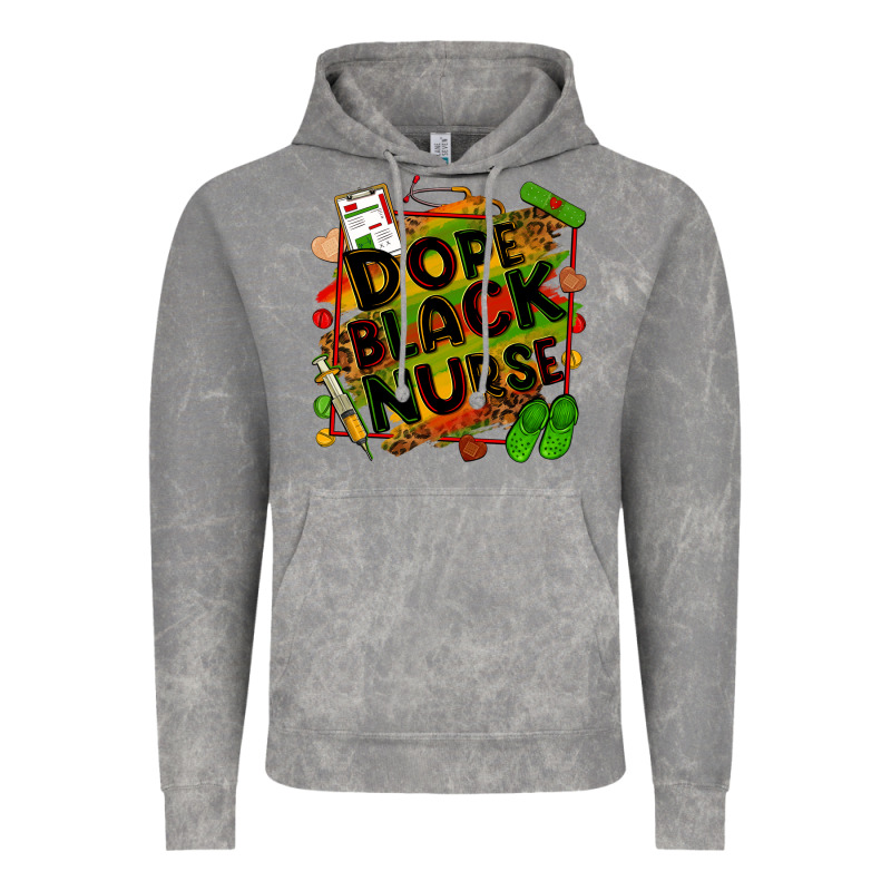Dope Black Nurse Juneteenth Vintage Hoodie by Zillion Design Studio | Teevron