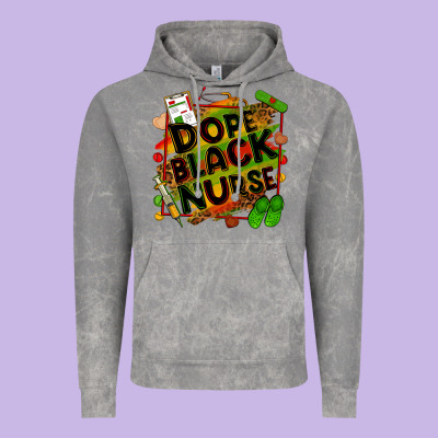 Dope Black Nurse Juneteenth Vintage Hoodie Designed By Zillion Design Studio